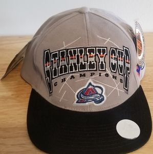 Vtg Colorado Avalanche Stanley cup hat